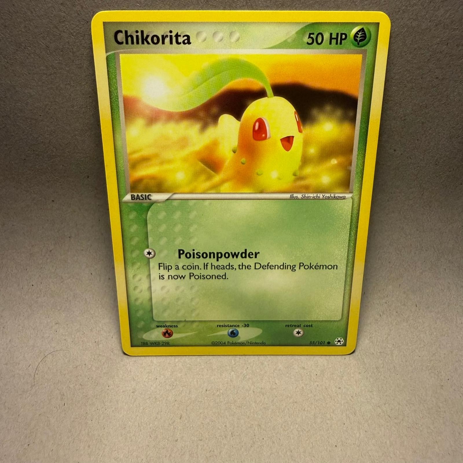 CHIKORITA 55/101 HIDDEN LEGENDS COMMON LP