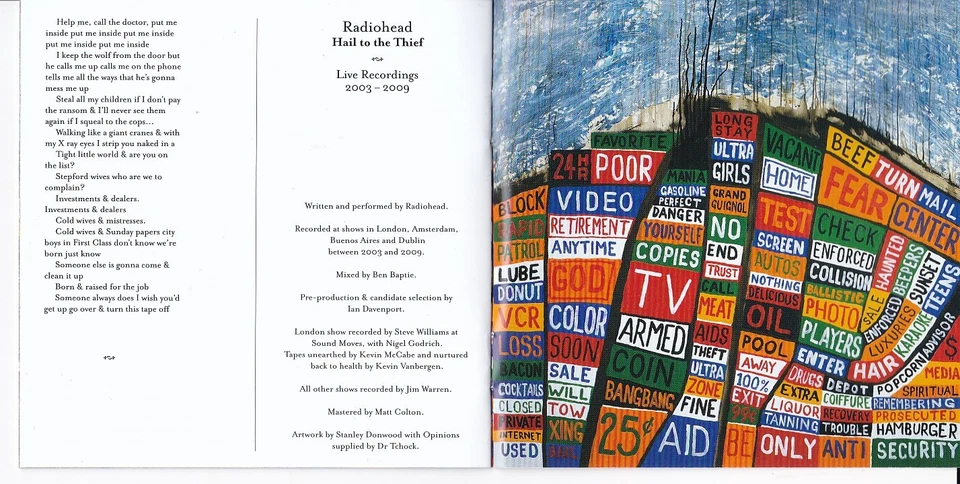 Radiohead - Hail to the Thief / Live Recordings 2003-2009 (2025) CD - Bild 3 von 3