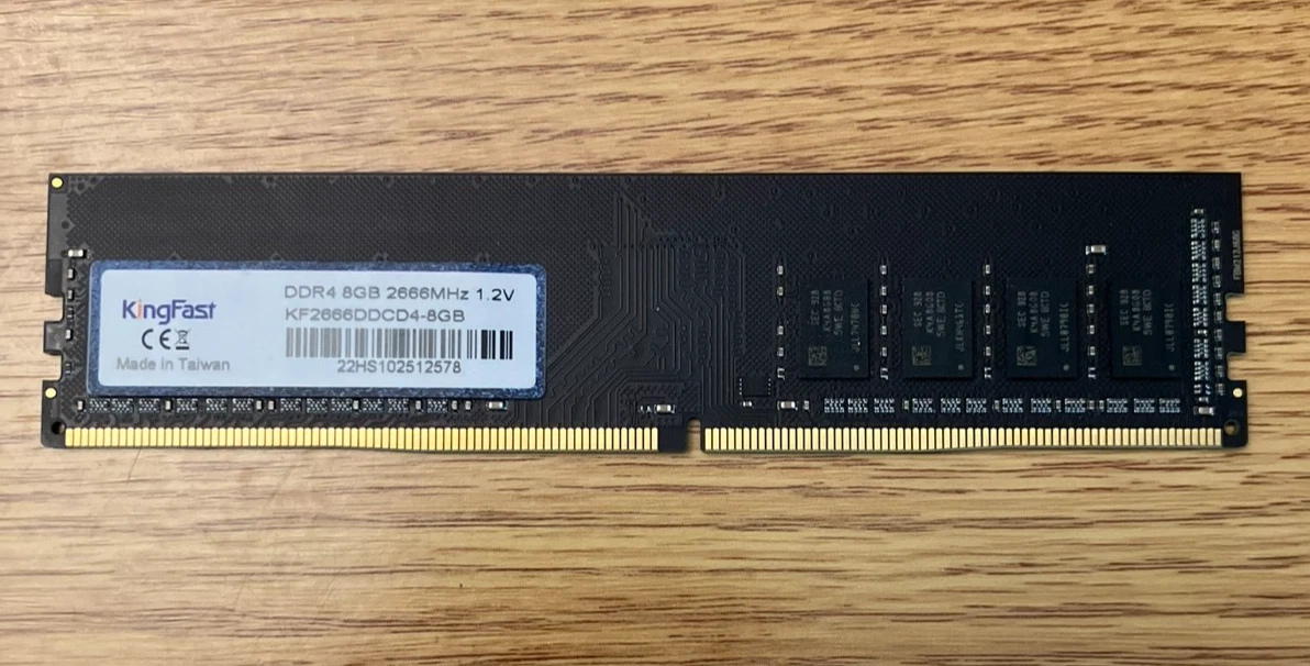 Kingston DDR4 SDRAM 8 GB Capacity per Module Memory (RAM) for sale