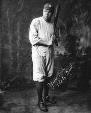 New Photo of Babe Ruth - Full Length Photo with Bat