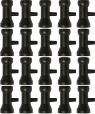 Loc-Line Black - 1/2" Side Flow Nozzle - 2 Packs of 20