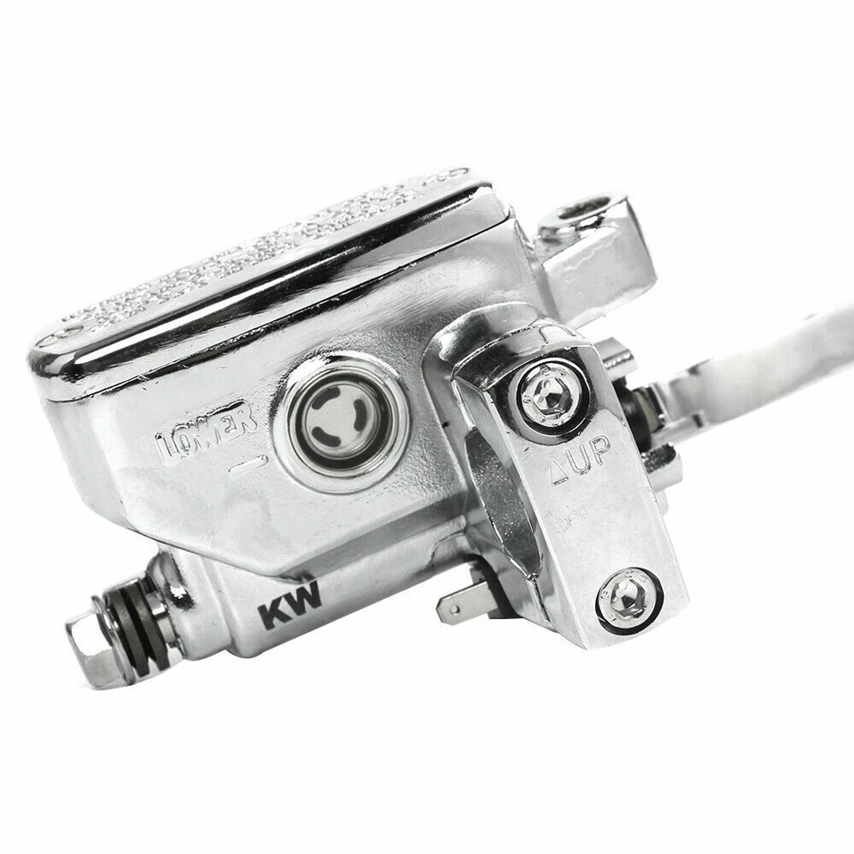 Cilindro maestro de palanca de cilindro de freno hidráulico para motocicleta 1 pulgada para Honda Yamaha Foto 2 de 4