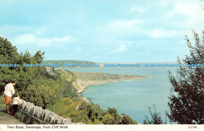 R416129 Two Bays Swanage from Cliff Walk S 1736 Dennis