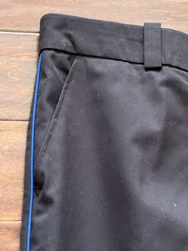 Horace Pequeño TA2208 Negro Rayas Hombres 38 Militar Policía Uniforme Pantalones de Trabajo Nuevos con Etiquetas - Imagen 3 de 13