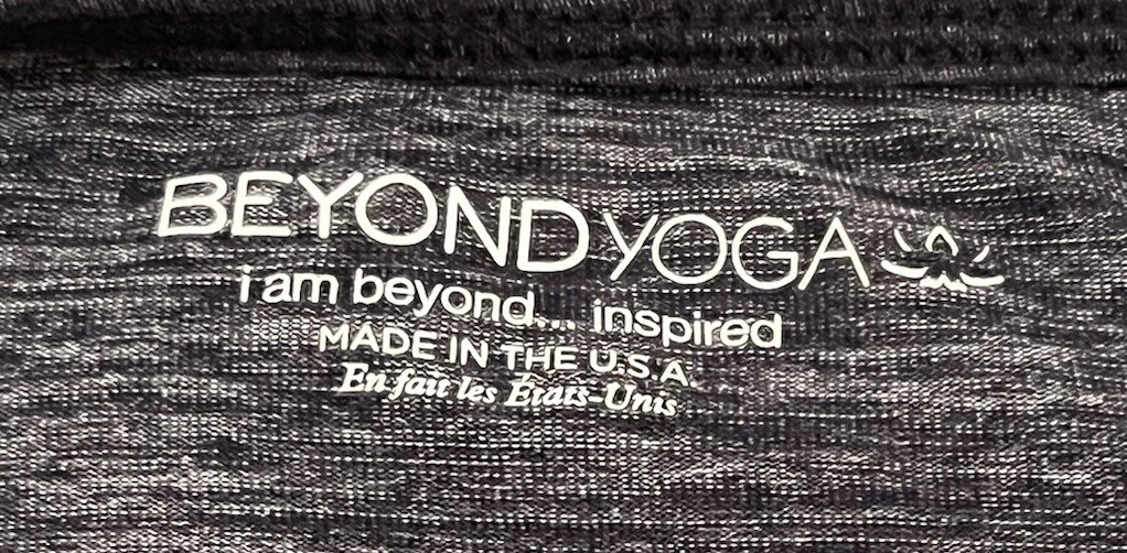 beyond-yoga active drapey open back gym athleisure shirt