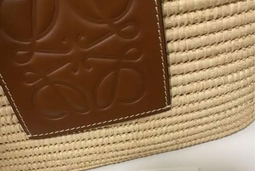 Beauty LOEWE LOEWE Square Bucket Anagram Shoulder Hand Bag Basket Bag Small - Picture 3 of 6