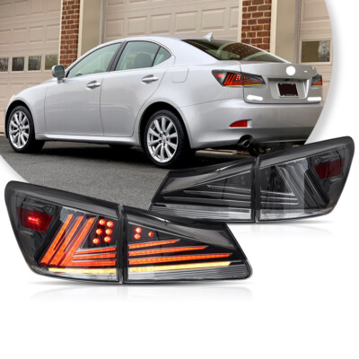 Repackaged Tail lights For Lexus IS250 IS350 ISF 2006-2012 Startup Animation