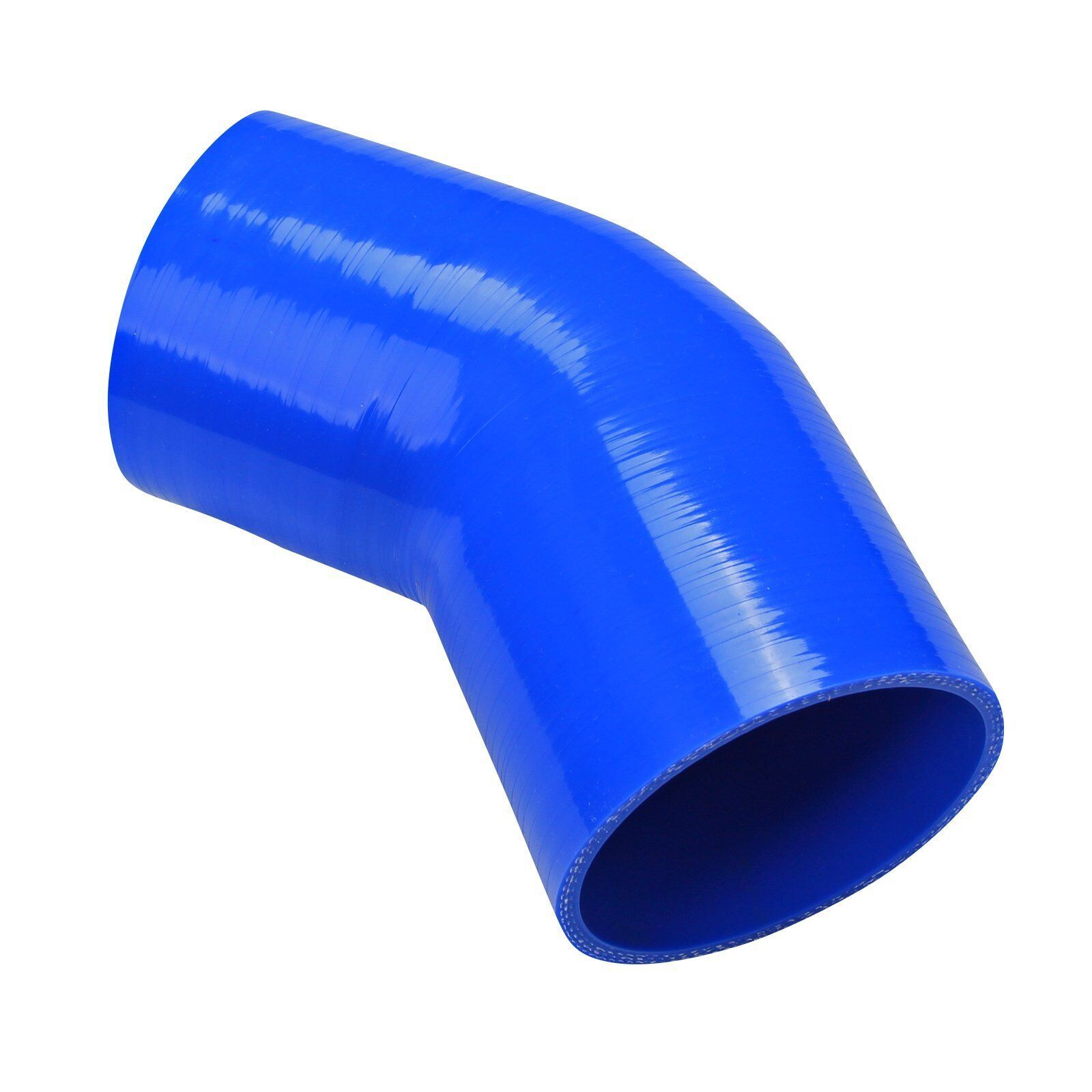 4" (102mm) Straight Silicone Coupler Hose - 3" Long, Black, 4.5mm 3-Ply For Turbo/Intercooler