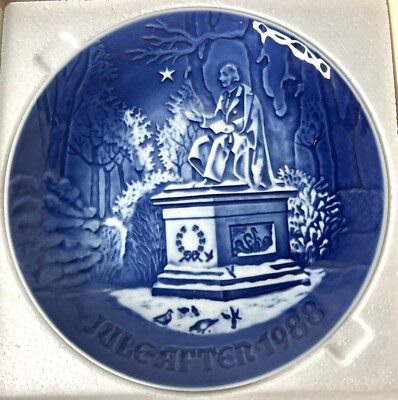 BING & GROHNDAHL  Christmas Plate HANS CHRISTIAN ANDERSEN Kings Garden 1988 NEW