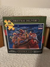 DOWDLE 500 Piece Puzzle. Christmas Delivery. 16x20 in. New 