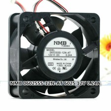 NMB 06025SS-12N-AT 6025 6CM 12V 0.24A 3-pin double ball cooling fan