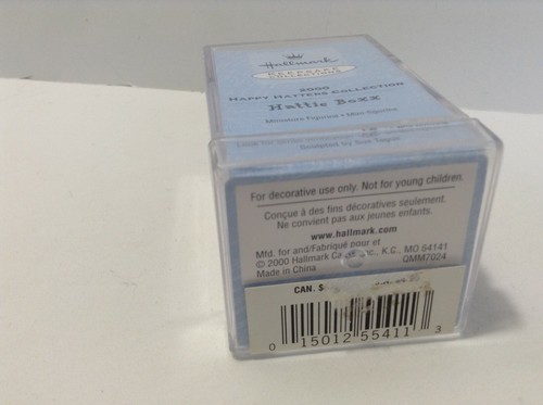 Hallmark 2000 Merry Miniatures Happy Hatters Hattie Box 12° collezione Nuovo - Foto 3 di 3