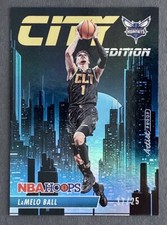 2023-24 NBA Hoops LAMELO BALL City Edition Artist Proof Holo /25 CHA Hornets
