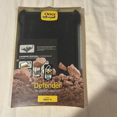 OTTERBOX Defender Series for Verizon Ellipsis 10 HD - Retail Packaging - Black