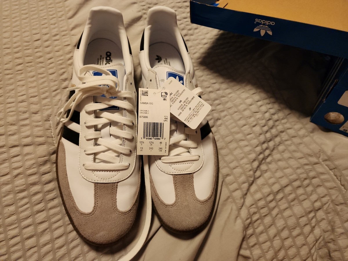 Size 13 - adidas Samba Classic White | eBay