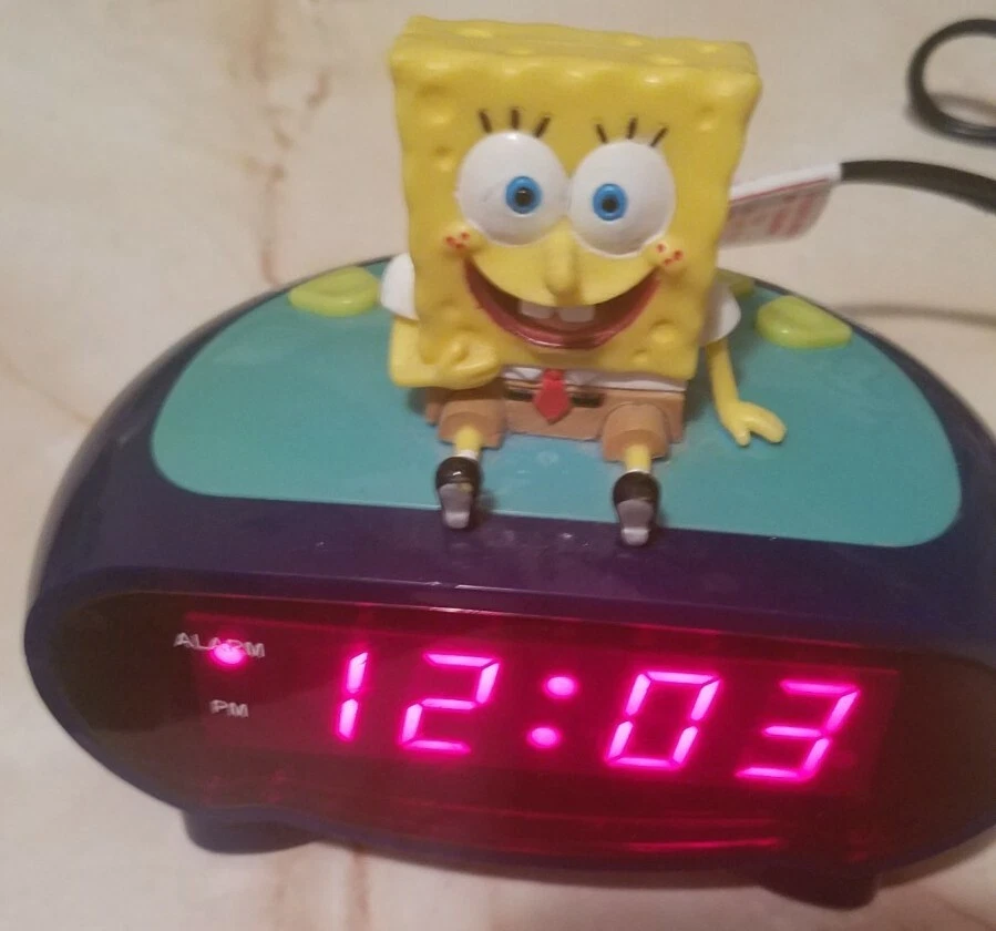 Led Alarm Clock Spongebob