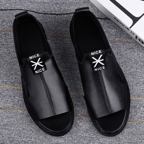 Men Sandals Leisure Beach Men Shoes Genuine Leather Sandals Men's Sandals - Picture 4 of 24