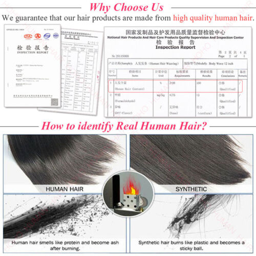 Extension capelli umani 8-24" pezzo unico SPESSA clip in 100% Remy testa intera dritta - Foto 12 di 31