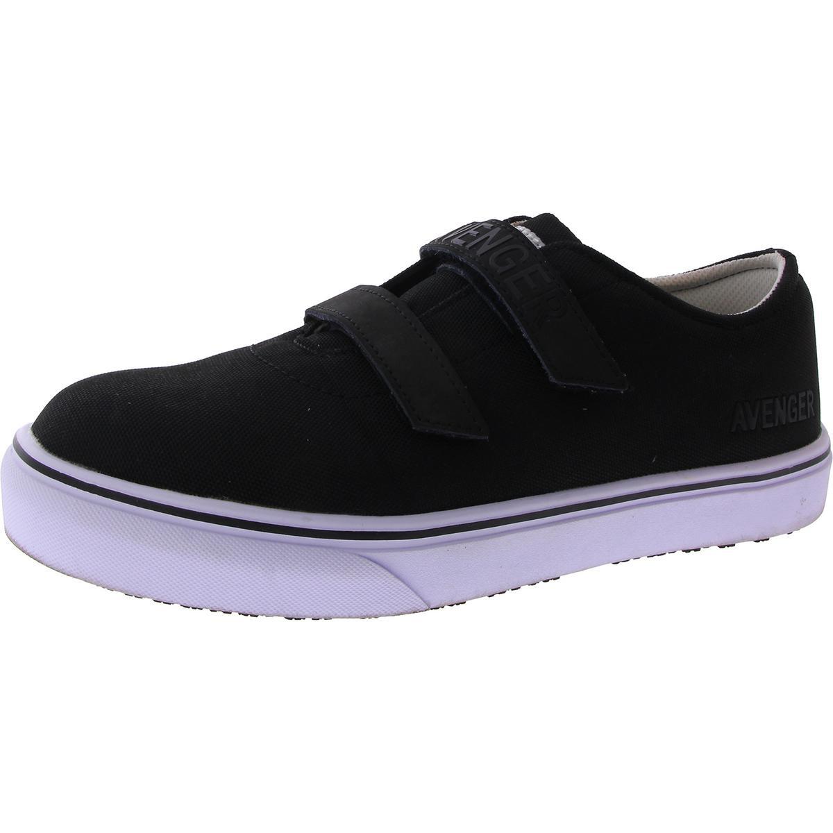 Мужская рабочая и защитная обувь Avenger Mens Alley E-On из черной парусины 11 Medium (D) BHFO 1397