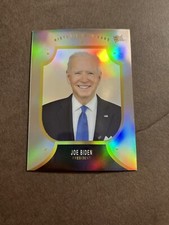 2023 pieces of the past silver refractor Joe Biden #45 President NM