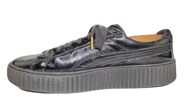 puma creeper cracked leather