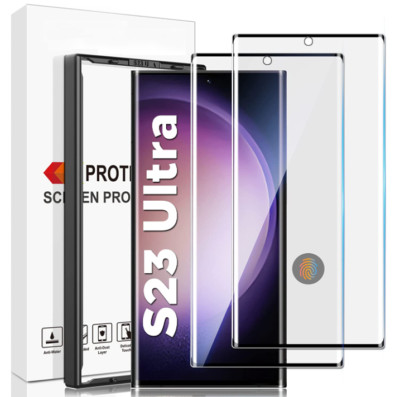 2x For Samsung Galaxy S23 S23 Ultra/Plus HD Tempered Glass Screen Protector