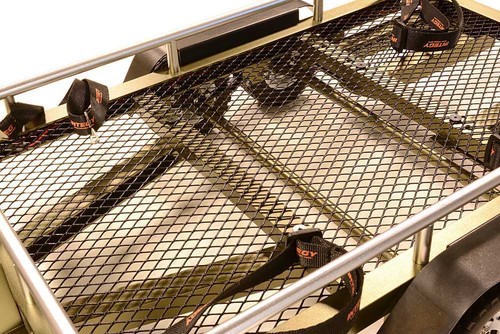 Machined Alloy Flatbed Dual Axle Car Trailer Kit for 1/10 Scale RC 580x320x110mm - Picture 4 of 5