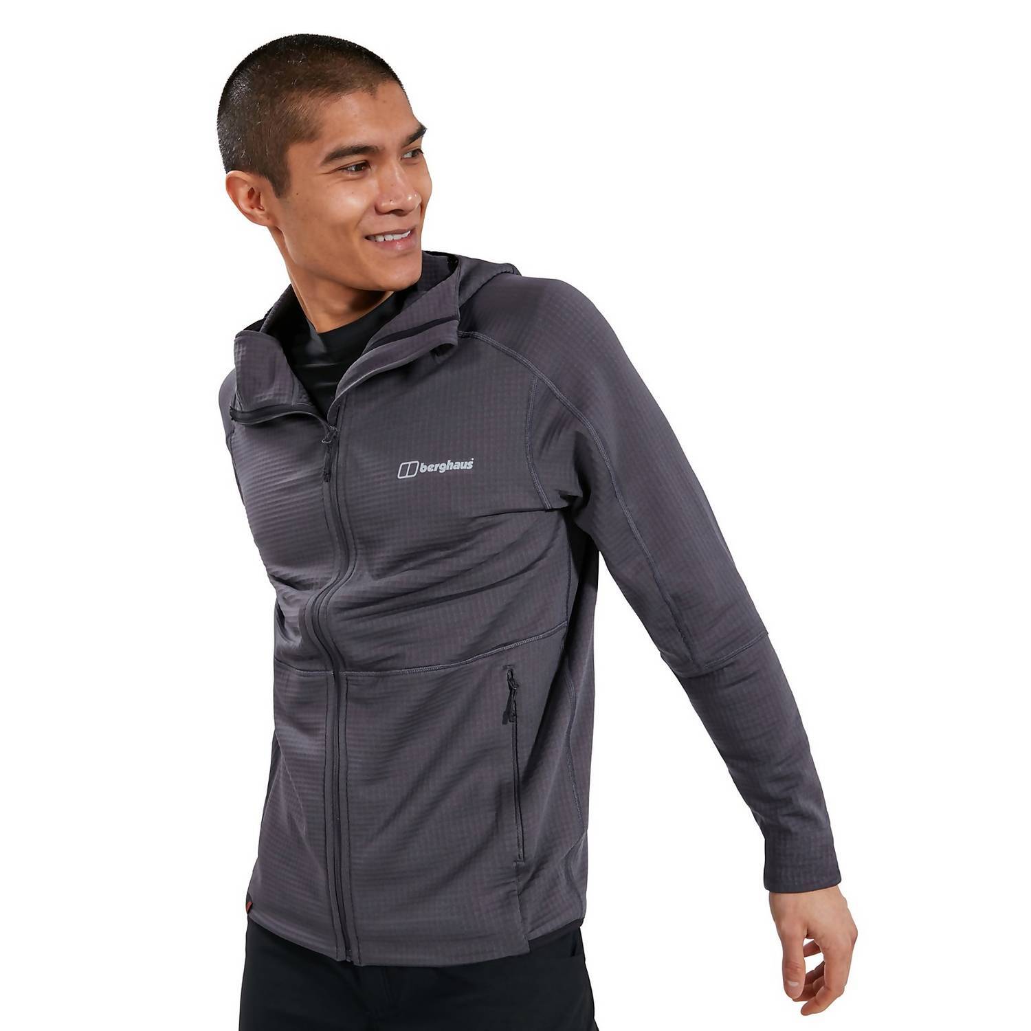 Berghaus Men's Vanth Hooded Fleece 4A001206CZ8 Grey NEW eBay