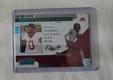 2021 Contenders Draft Rashod Bateman RC Campus ID Case Hit Baltimore Ravens