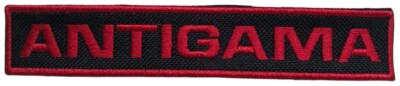 ANTIGAMA - Red Logo - 2,5 x 13,9 cm - Patch - 169248