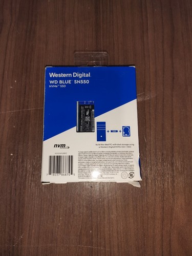 WESTERN DIGITAL WD BLUE 250GB SN550 M.2 NVMe SSD (WDS100T2B0C) - Picture 3 of 4