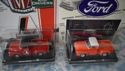 M2 Machines 1956 FORD F-100 TRUCK AUTO-DRIVERS SERIES LOT OF 2 NEW - Picture 7 of 9