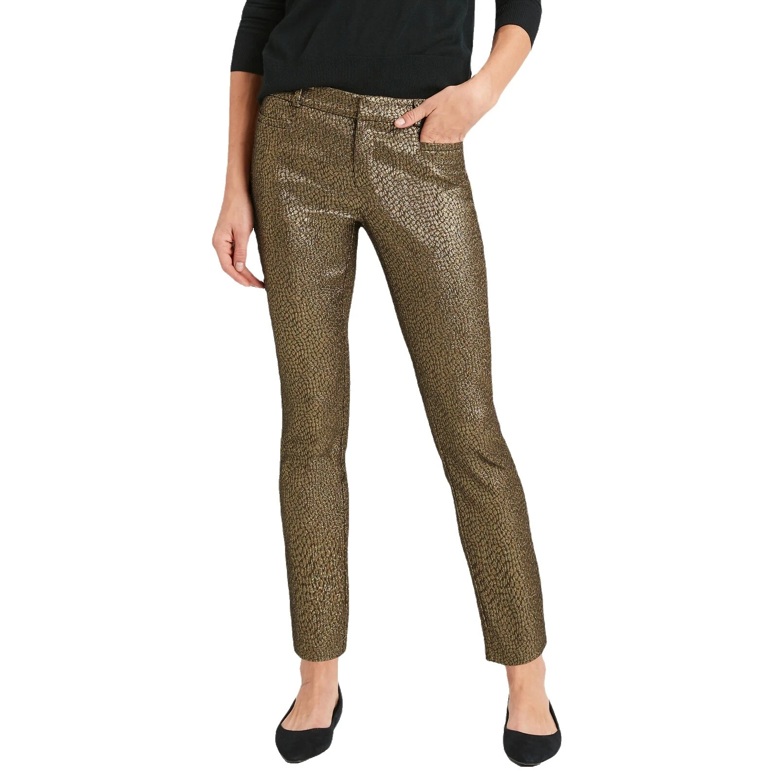 Pantalones de Poliéster para Mujer Banana Republic