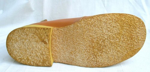 VTG 1970..HIPPIE.. DORADO.. CUERO.. ENCAJE.. TOBILLO.. BOTAS.. NUEVO STOCK ANTIGUO.. 9 - Imagen 5 de 5