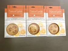 3 Packs 6pcs  Natural Loofah Bar Soaps. Spongeable