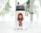 Girls Personalised Water Bottle, Character Drinks Bottle, School Water Bottles