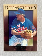 1996 Upper Deck Baseball Mark Grace Defensive Gems #141 Chicago Cubs