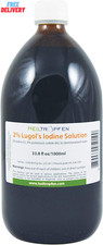 2 Lugols Iodine Solution  33.8 Fl Oz - 1000 Ml  Made with 2 Percent Iodine an