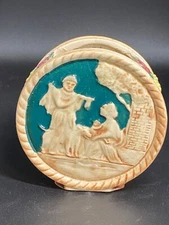 Vintage Hand Painted Maruhon Ware Wall Pocket or Planter