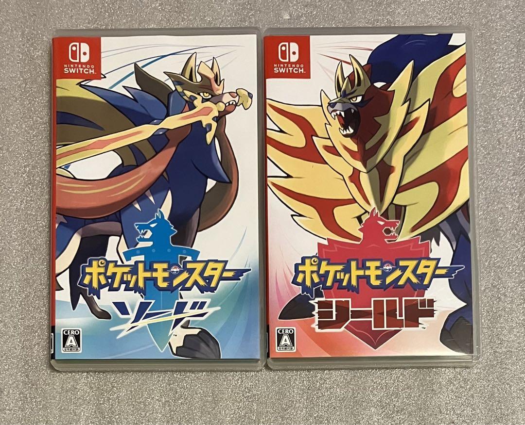Nintendo Switch Pokemon Sword Shield Set Japanese Version Game 89-image