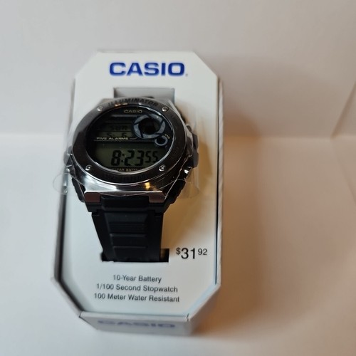 Reloj Hombre Casio MWD100H 9ATN Iluminador Acero Inoxidable Bisel Batería 10 Años - Imagen 4 de 5