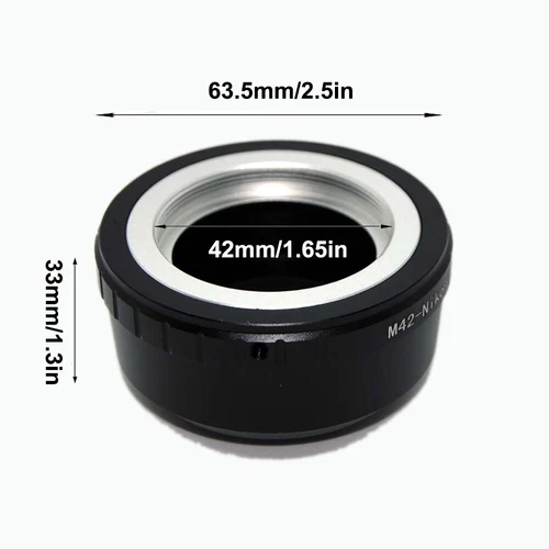 M42-Nikon1 Lens Mount Adapter Ring for M42 Lens to f Nikon-1 Aw1 S1 J3 V1 J1 J2