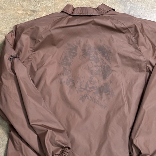 Vintage Quiksilver Windbreaker Coachs Jacket Men's Size Medium Brown - Picture 4 of 8