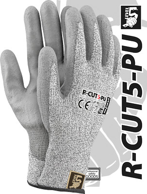 Schnittschutz Handschuhe R-CUT5-PU  Klasse/Level 5 Schnittfest Arbeitshandschuh