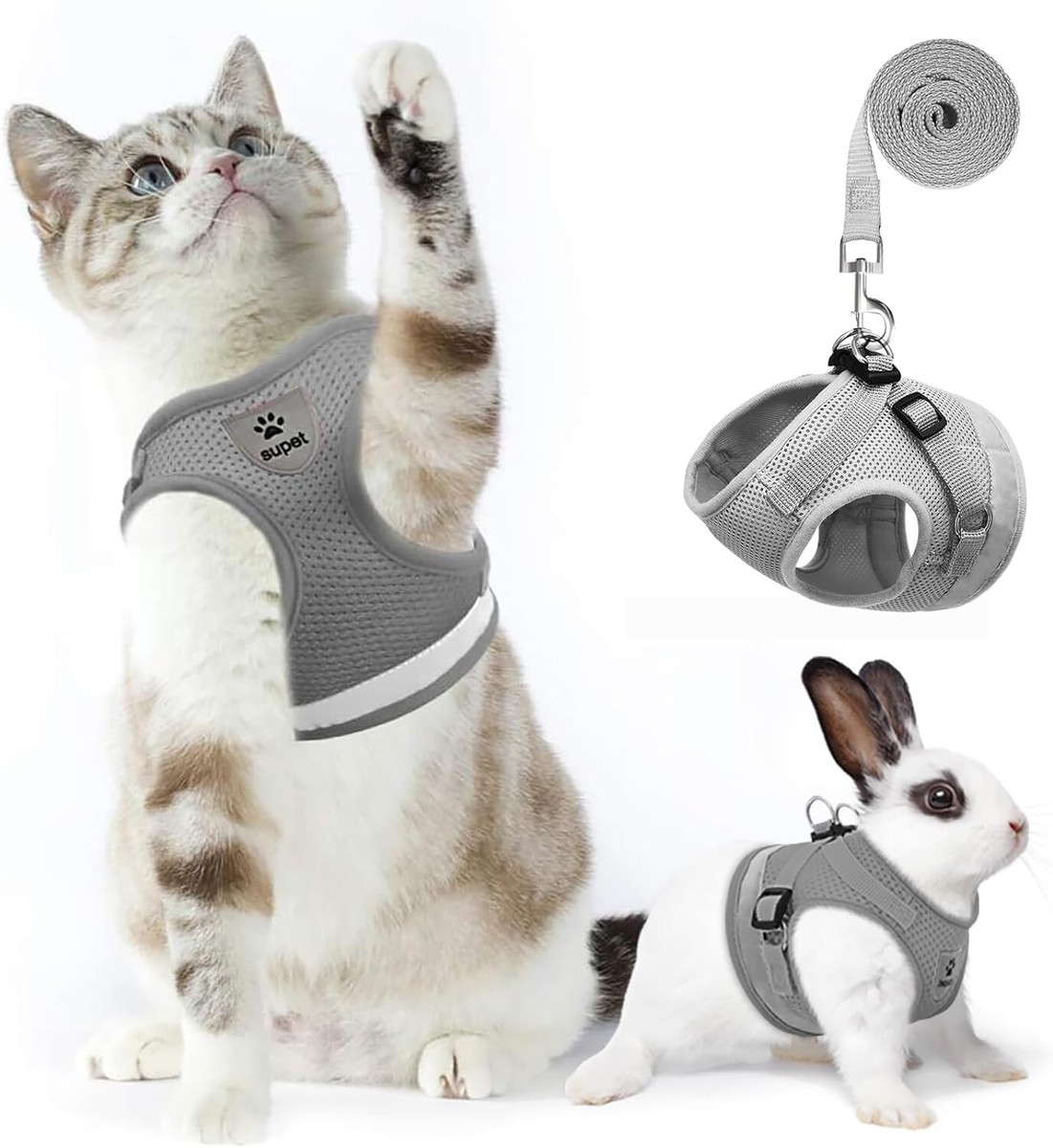 Sigikids シギキッド CAT WALK-PETS Supet Cat Harness and Leash Set for Walking Cat and Small