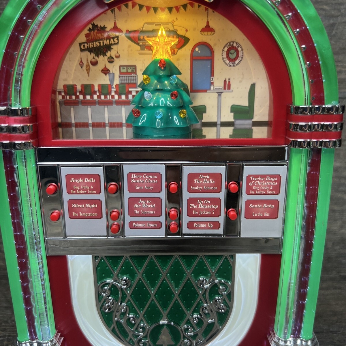 MR CHRISTMAS ROCK-O-RAMA HOLIDAY JUKEBOX-RED CHRISTMAS MR CHRISTMAS ROCK-O-RAMA HOLIDAY JUKEBOX-RED CHRISTMAS