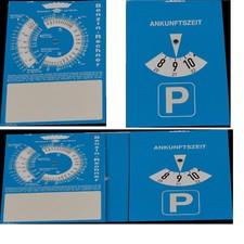 10 Stück Parkscheiben mit Benzinrechner aus Pappe für KFZ Parkscheibe Auto Park