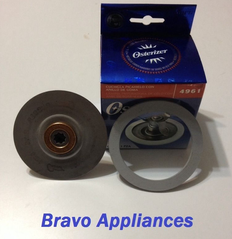 Genuine Oster Blender Blade and Jar Base Cap with Sealing Ring Gasket New
