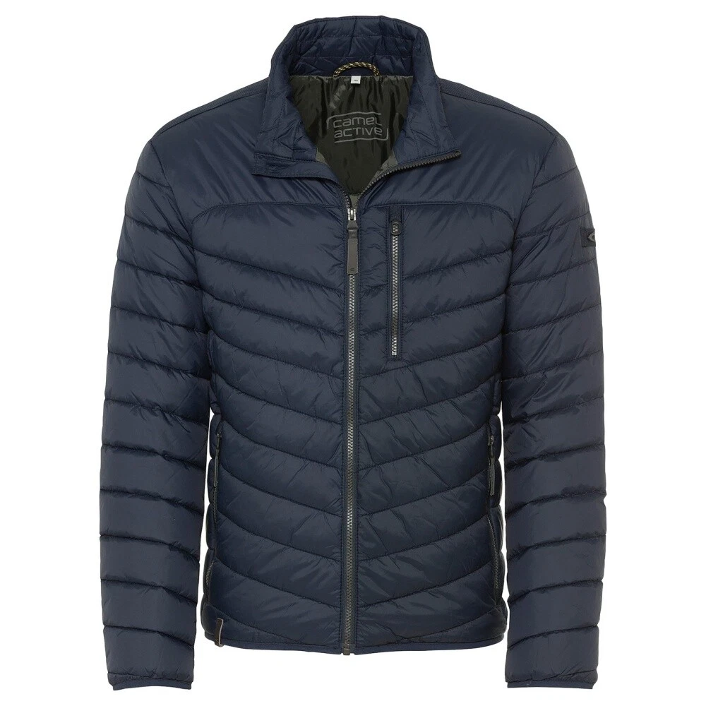 Men\'s | active Camel Blue Jacket Jacket Quilted 47 Navy eBay Winter 430240 9E52