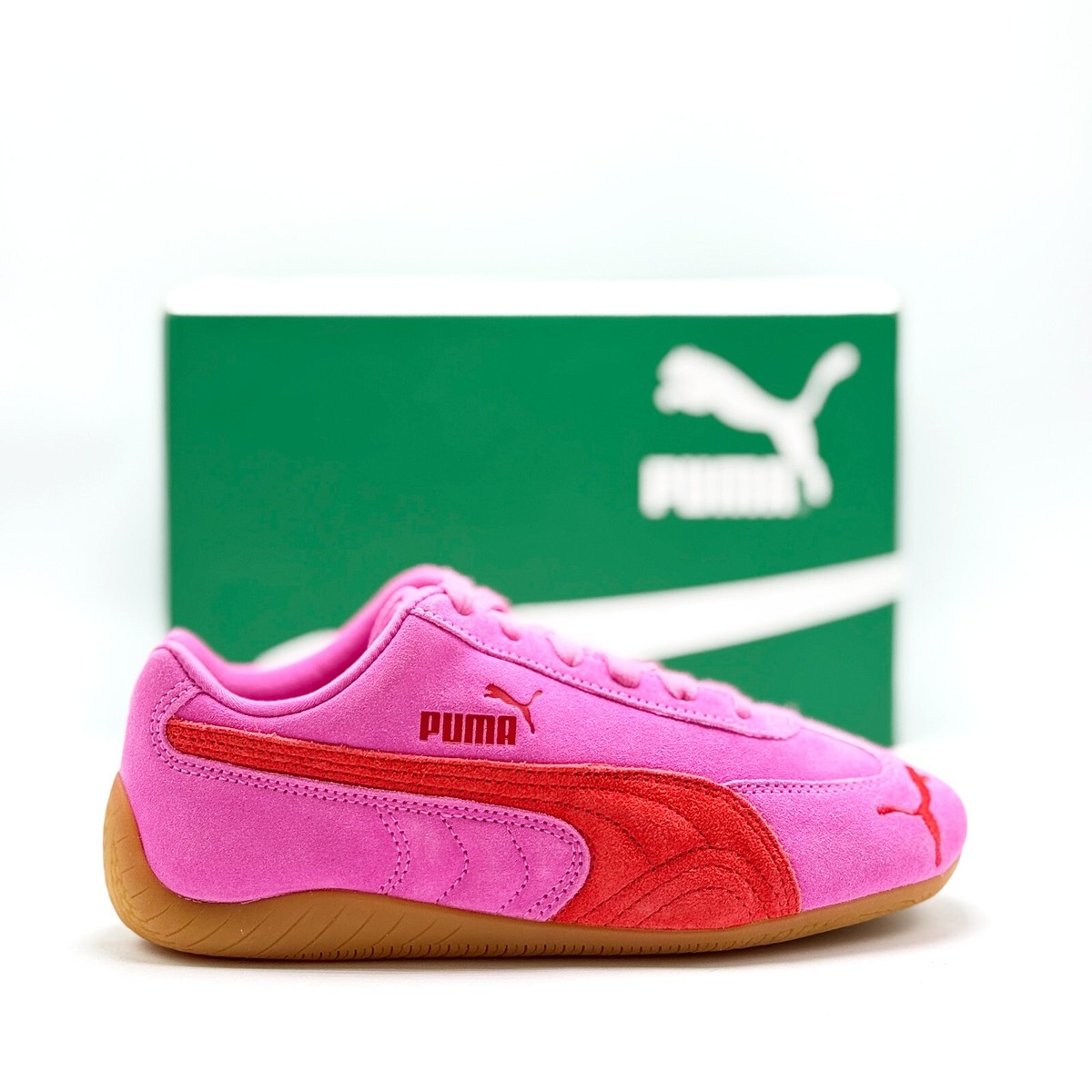 NEW* Women Puma Speedcat OG Pink Pixel / Glowing Red (400986 56
